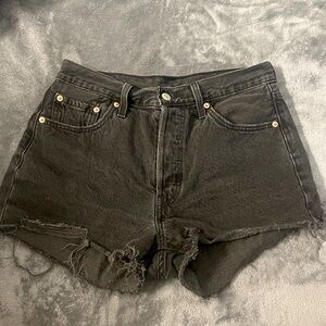 Black Levi’s 501 Shorts 29